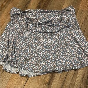 Stylish Blue and Pink Women's Skirt